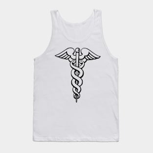 Nurse Symbols  Caduceus Nursing Tank Top